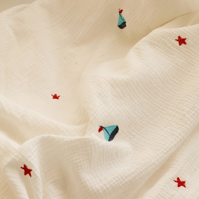 Koc dla niemowląt bawełniany 120x150 cm, czterowarstwowy muślinowy koc noworodka - Wianko - 7