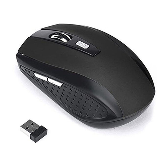Mysz optyczna bezprzewodowa do gier 2.4G 1600DPI 6 przycisków - dla laptopa i biura - Wianko - 5