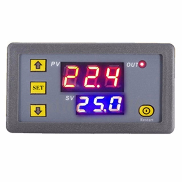 Mini cyfrowy regulator temperatury W3230 - 12V/220V - termostat do grzania/chłodzenia - z czujnikiem - Wianko - 5