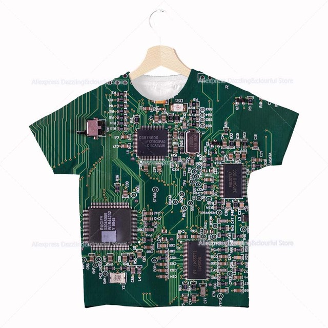 Koszulka dziecięca z motywem Anime Chip 3D do drukowania - lato, Hip Hop, chłopcy, dziewczynki, Tee Camiseta - Wianko - 4