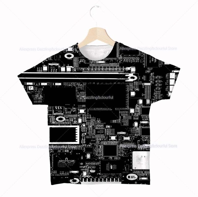 Koszulka dziecięca z motywem Anime Chip 3D do drukowania - lato, Hip Hop, chłopcy, dziewczynki, Tee Camiseta - Wianko - 12