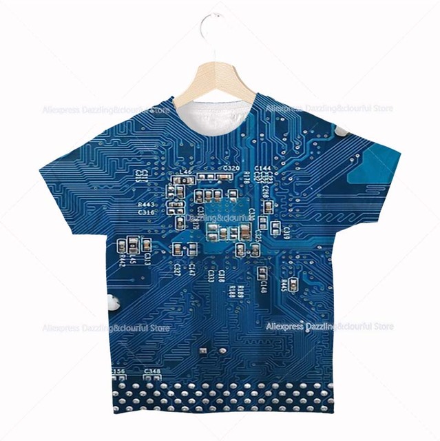 Koszulka dziecięca z motywem Anime Chip 3D do drukowania - lato, Hip Hop, chłopcy, dziewczynki, Tee Camiseta - Wianko - 7