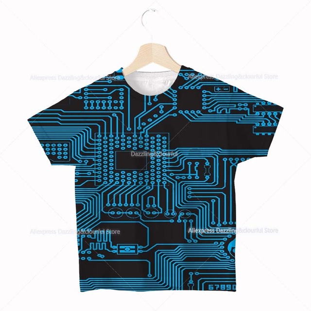 Koszulka dziecięca z motywem Anime Chip 3D do drukowania - lato, Hip Hop, chłopcy, dziewczynki, Tee Camiseta - Wianko - 11