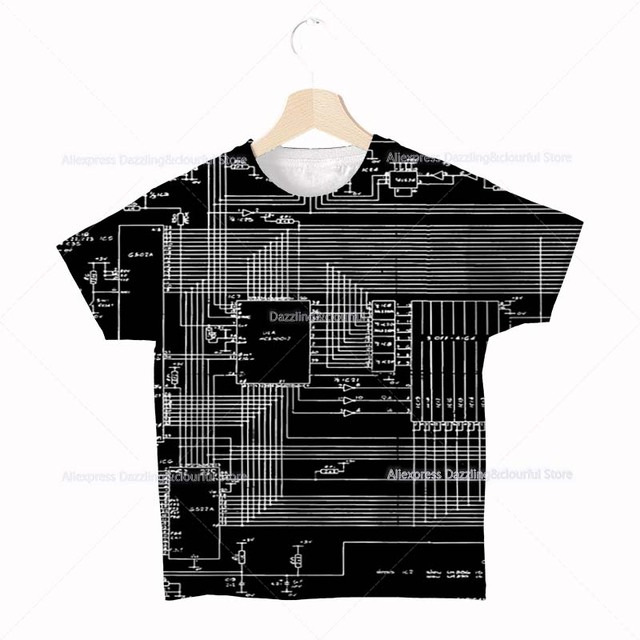 Koszulka dziecięca z motywem Anime Chip 3D do drukowania - lato, Hip Hop, chłopcy, dziewczynki, Tee Camiseta - Wianko - 9