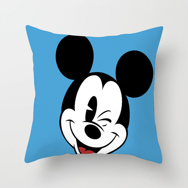 Poszewka na poduszkę Mickey Mouse Cartoon z postaciami Myszka Minnie, Goofy i Donald, 45x45 cm - Wianko - 8