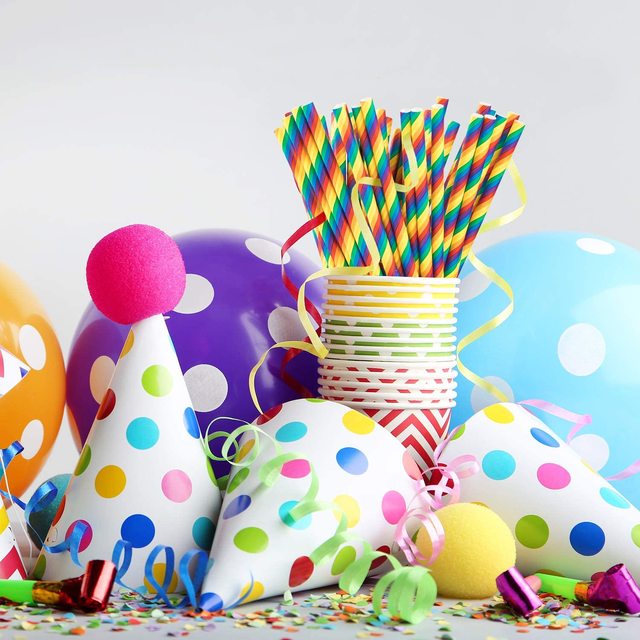 Mieszane kolorowe papierowe słomki do koktajli z motywem piłki nożnej, flaminga i kaktusa - idealne dekoracje na urodziny dziecka - Wianko - 8