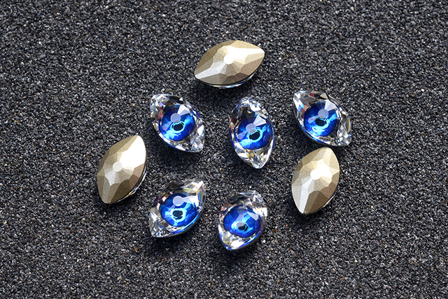 Koralik z kryształem Swarovski 4775 oko fantazyjne, 100% oryginalne, wyprodukowane w Austrii, DIY biżuteria - Wianko - 4