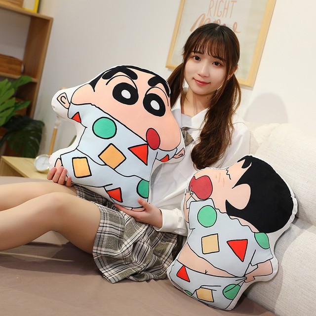 Pluszowa poduszka drukowana dwustronnie w kształcie shin-chan dinozaura - 45 / 60cm - Wianko - 5