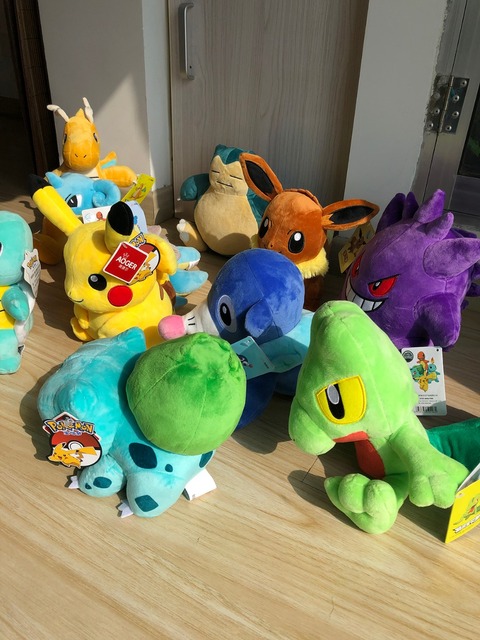 Pikachu, Charmander, Bulbasaur, Squirtle, Jigglypuff - pluszowa lalka z bohaterami anime Pokemon w kształcie zabawki - prezent dla dziecka - Wianko - 16