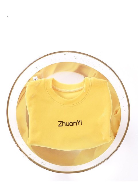 Jednokolorowa koszulka dziecięca z długim rękawem dla niemowląt chłopców i dziewczynek, wiosenna/zimowa, z golfem, bielizna - Wianko - 7