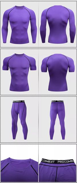 Męska kompresyjna koszulka fitness rashguard do boksu i taekwondo z technologią DryFit - Wianko - 19