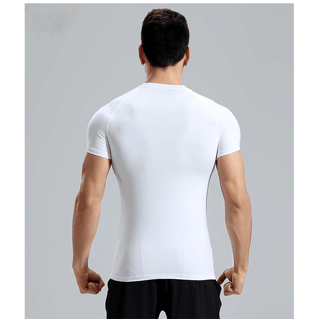 Męska kompresyjna koszulka fitness rashguard do boksu i taekwondo z technologią DryFit - Wianko - 14