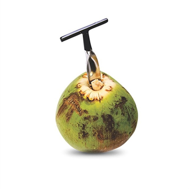 Otwieracz do kokosów ze stali nierdzewnej - narzędzie do otwierania świeżej zielonej wody kokosowej - Wianko - 6