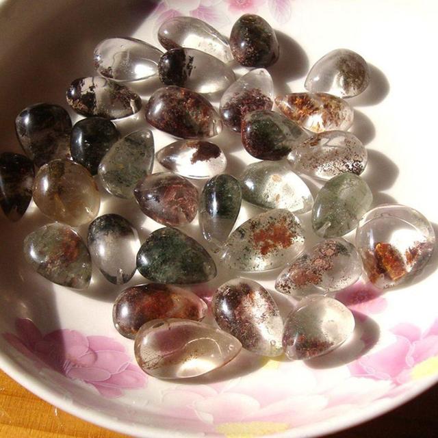 Naturalny kamień kwarcowy Phantom - wzór kamienia leczniczy z wisiorkiem - Wianko - 7
