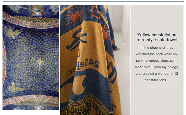 Koc na sofę w stylu Retro w europejskim stylu - tkanina dywanowa, ciepła, dekoracyjna poduszka na sofę - Wianko - 11