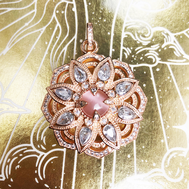 Wisiorek różowy kwiat lotosu ze srebra Sterling 925, styl europejski - biżuteria dla kobiet i dziewcząt - Wianko - 6