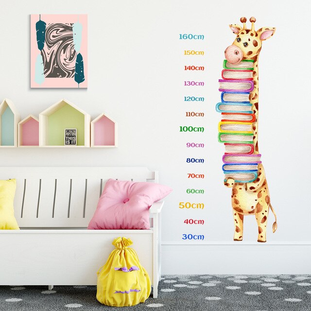 Naklejki żyrafy do kreatywnej nauki - dekoracyjne ścienne dla dzieci - Wianko - 6