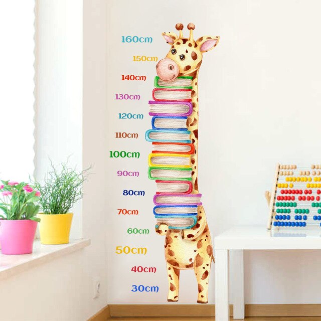 Naklejki żyrafy do kreatywnej nauki - dekoracyjne ścienne dla dzieci - Wianko - 2