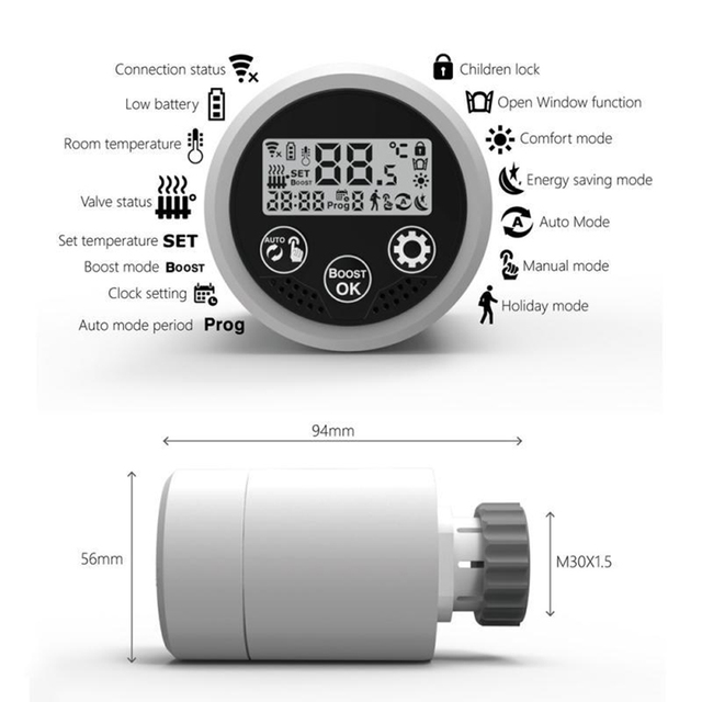 Inteligentny regulator temperatury chłodnicy - programowalny, przenośny, termostat domowy - Wianko - 9