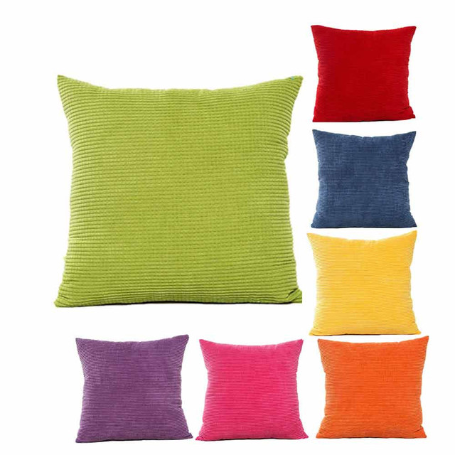 Nasiona kukurydzy - solidna, kolorowa poszewka na poduszkę z bawełny - Wianko - 8