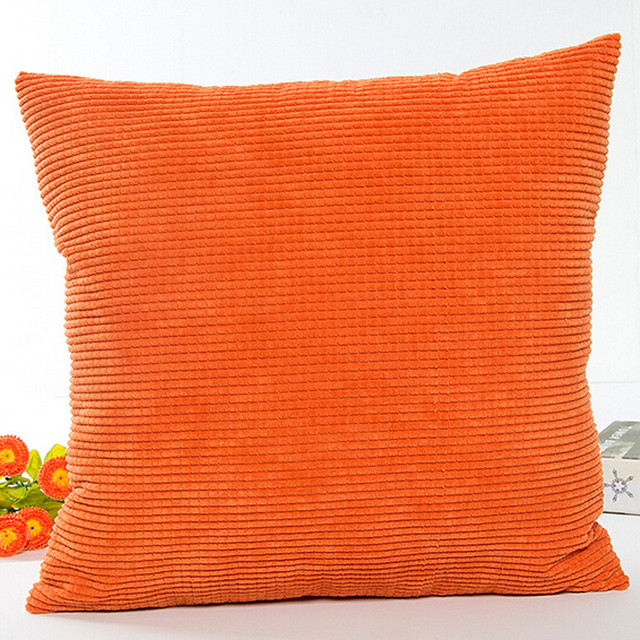 Nasiona kukurydzy - solidna, kolorowa poszewka na poduszkę z bawełny - Wianko - 5