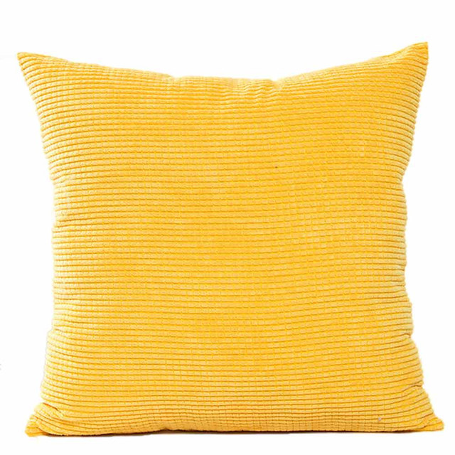 Nasiona kukurydzy - solidna, kolorowa poszewka na poduszkę z bawełny - Wianko - 14