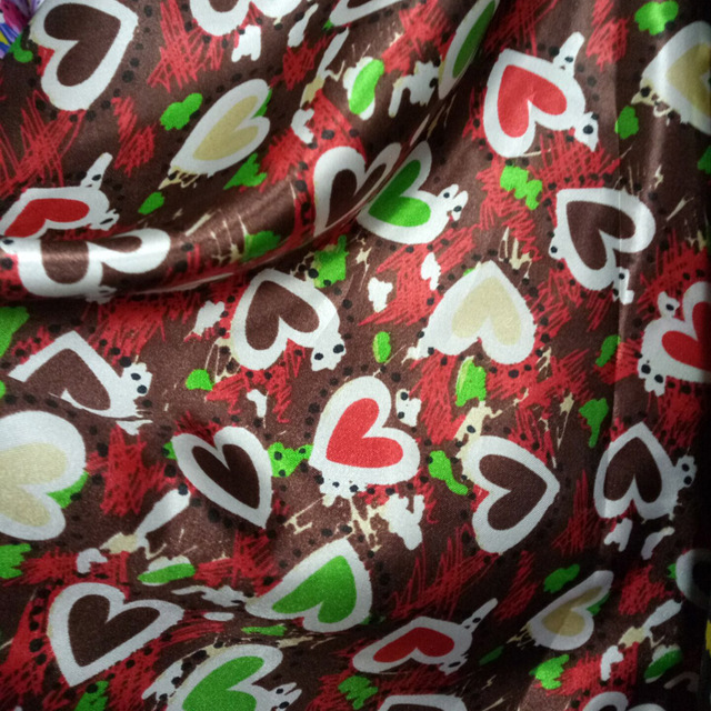 Sukienka Charmeuse z nadrukiem na jedwabnej tkaninie satynowej z miękkim materiałem - Wianko - 10