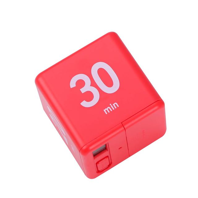 Minutnik kuchenny Cube Timer 2021 - odwracany, z presetem do wstrzymania odliczania, przenośne narzędzie do zarządzania czasem - Wianko - 10