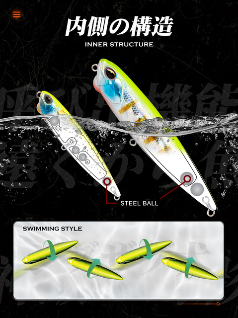 Hunthouse 2021 - kolorowy ołówek Topwater Lure 65/100mm, 5.5/14.5g - przynęta Stickbait Crankbait do łowienia ryb - Pesca - Wianko - 14