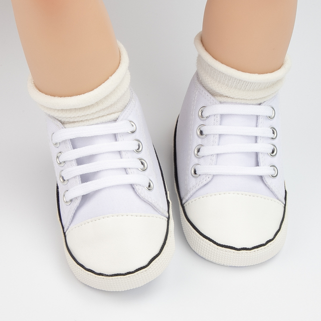 Buty dziecięce KIDSUN - płótno, jednokolorowe, antypoślizgowa podeszwa, płaskie, dla niemowląt i pierwszych kroków, sneakersy dla dziewczynki - Wianko - 11