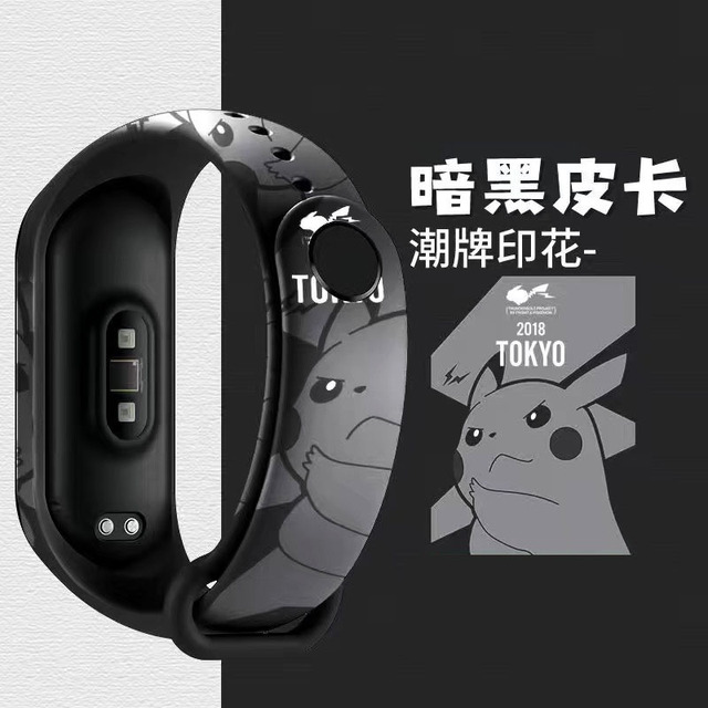 Pasek Pikachu dla Xiaomi Mi Band 6/5/4 - wymienny, silikonowy, inteligentny zegarek rękawiczki - Wianko - 21