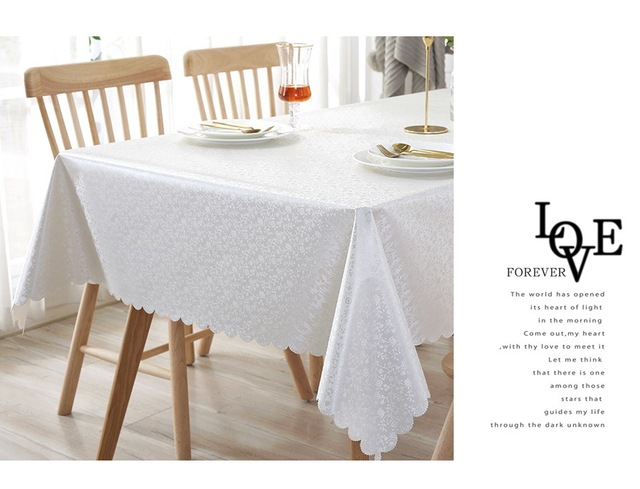 Obrus europejski, żakardowy z kwiatowym wzorem, wodoodporny, barwiony, prostokątny - dekoracyjna tkanina na stół weselny (JS159C) - Wianko - 33
