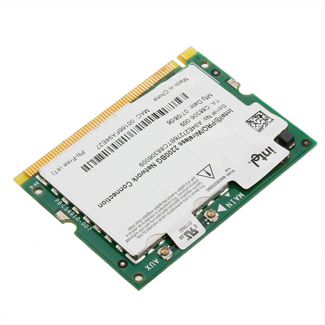 Karta sieciowa Intel Pro/Wireless 2200BG 802.11B/G Mini PCI WIFI do Toshiba Dell pozwala na bezprzewodowe połączenie z internetem - Wianko - 5