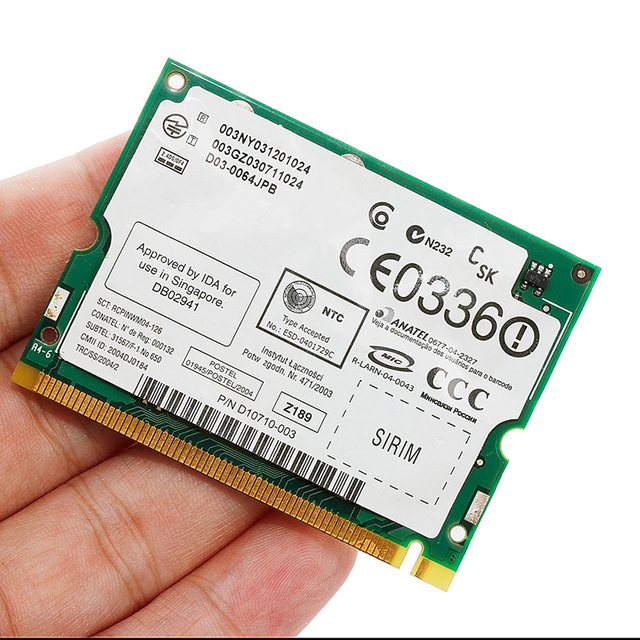 Karta sieciowa Intel Pro/Wireless 2200BG 802.11B/G Mini PCI WIFI do Toshiba Dell pozwala na bezprzewodowe połączenie z internetem - Wianko - 6