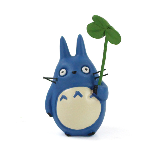 Figurka akcji Chibi Totoro z parasolem, grzybem, liściem huśtawki oraz człowiekiem bez twarzy - Hayao Miyazaki Moje sąsiedztwo Totoro - Wianko - 4