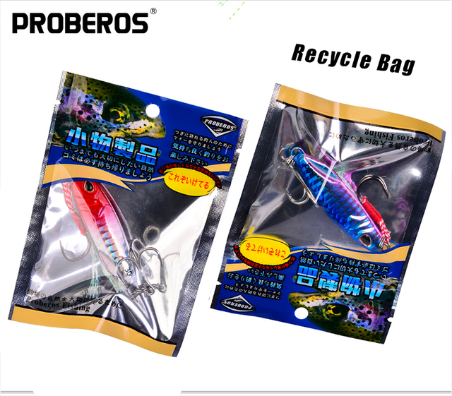 Przynęta na połów okoni: PROBEROS Metalowa Jigging Bait 10g-15g-20g-30g-40g-50g, Casting Jig łyżka Sea Tackle - 1 szt - Wianko - 20