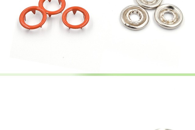 100 zestawów Ipomoea zaskoczy - metalowe guziki, narzędzie instalacyjne Claw Buckle, farba w sprayu snap, nit, dziecięce guziki do odzieży - Wianko - 12