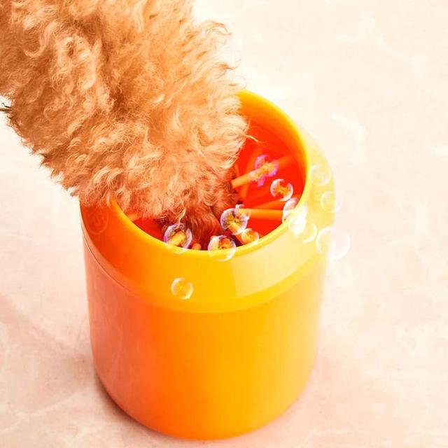 Przenośna szczotka silikonowa S/M/L do mycia łapy psa lub kota - kuweta dla zwierząt domowych - Wianko - 2
