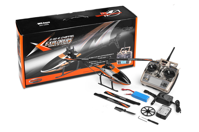 WLtoys V950 2.4G 6CH 3D/6G Zdalnie Sterowany Helikopter RTF z Systemem Swobodnego Przełączania, Bezszczotkowym Silnikiem i Wyjątkową Wydajnością - Wianko - 6