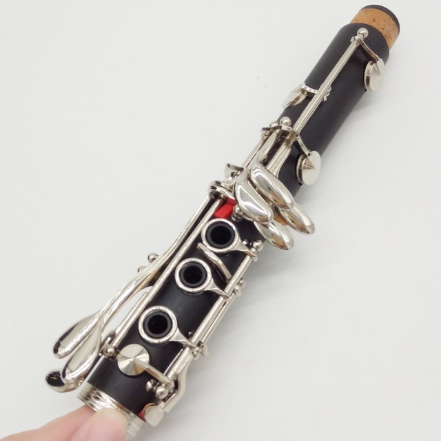 Profesjonalny klarnet MFC Bb 250 z kluczami srebrzonego niklu oraz bakelitu, wraz z ustnikiem, stroikami i akcesoriami w etui - Instrumenty muzyczne - Wianko - 9