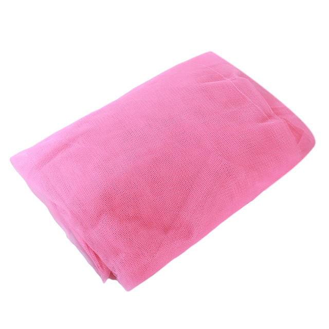 Podwójne łóżko koronkowe z baldachimem i moskitierą w pełnym wymiarze, biało-różowe - Wianko - 6