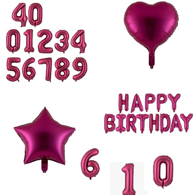 Balon foliowy w kształcie serca o dużym rozmiarze, idealny na urodziny dla dzieci i dorosłych - czerwony - Wianko - 1