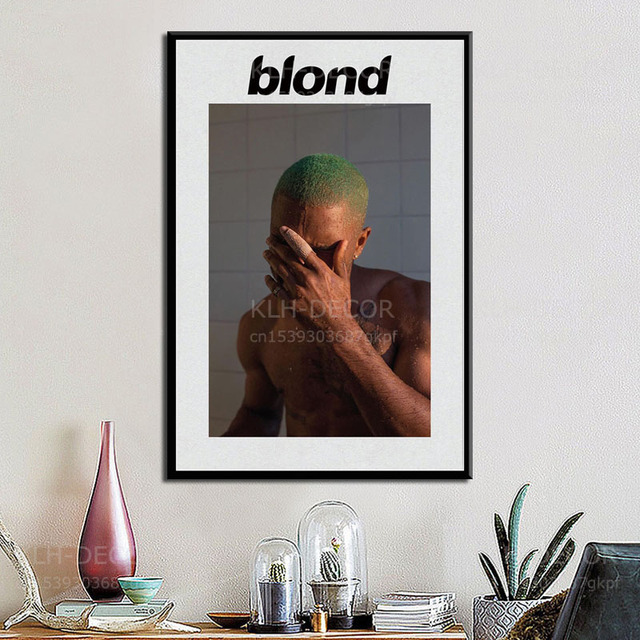 Plakat S240 Frank Blond - hip-hop, pop, artystyczne płótno piosenkarki na dekorację pokoju - Wianko - 3