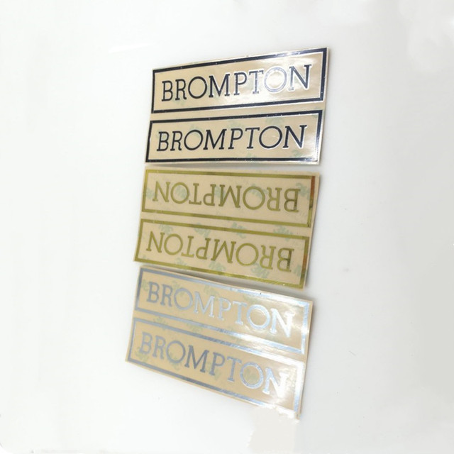 Metalowa składana dekoracyjna rama naklejka ochronna roweru Brompton - 3 kolory - Wianko - 4