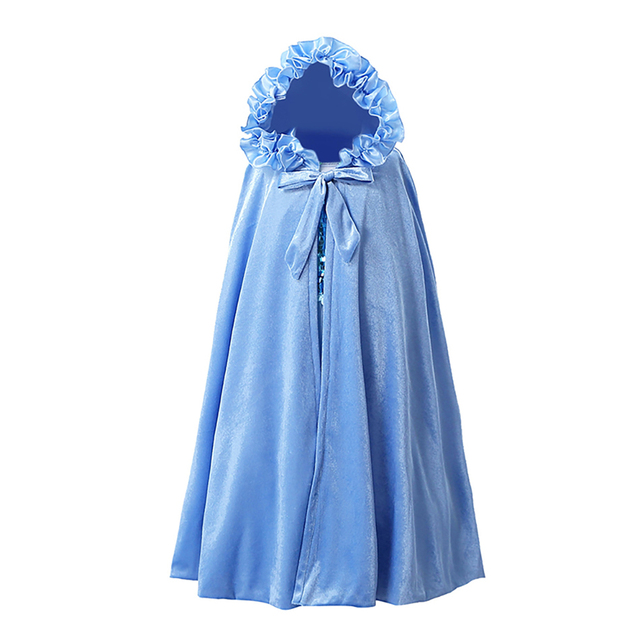 Dziewczęca sukienka dziecięca, Suknia księżniczki Królowej Śniegu, Warstwowa sukienka Cosplay dla dzieci, 3-10 lat - Wianko - 13