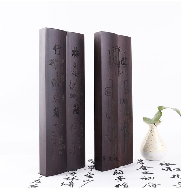 Drewniane przyciski do papieru Xuan - ozdoby chińskie do kaligrafii i malarstwa (prezent dla studentów) - Wianko - 7