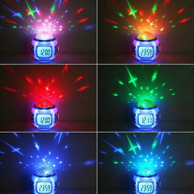 Budzik elektroniczny LED z cyfrowym wyświetlaczem i 7 kolorami, idealny dla studentów i dzieci - Wianko - 10