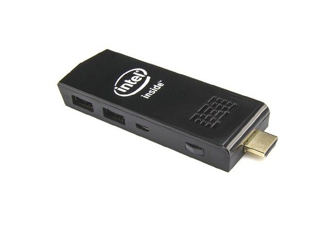 Intel W5 Pro Mini Komputer Stick z Windows 10 Atom Z8350 2GB RAM 32GB eMMC Bluetooth 4.0 Wbudowany Wentylator - Wianko - 1