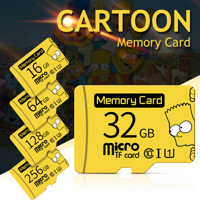 Karta pamięci Ultra, 128GB/64GB/32GB/16GB/8GB, microSD/mini SD, do głośników telefonicznych Robot - Wianko - 3