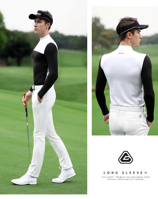 Koszula męska do gry w golfa PGM Golf T, krótki rękaw, rozmiar M-XXL, oddychająca, elastyczna - Wianko - 4